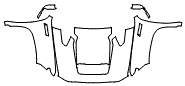Full Hood, Fender and Mirror Kit pattern for the 2020 Chevrolet Silverado