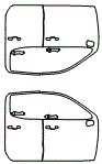Door Kit pattern for the 2026 Chevrolet Silverado