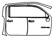 Door and A-Pillar Kit pattern for the 2026 Chevrolet Silverado HD