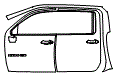 Door and A-Pillar Kit pattern for the 2026 Chevrolet Silverado HD