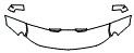 Hood, Fender and Mirror Kit pattern for the 2026 Chevrolet Silverado