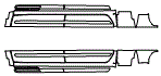Rocker Panel Kit pattern for the 2026 Chevrolet Silverado