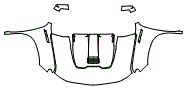 Full Hood, Fender and Mirror Kit pattern for the 2026 Chevrolet Silverado