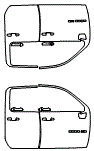 Door Kit pattern for the 2026 Chevrolet Silverado HD