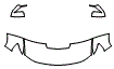 Hood, Fender and Mirror Kit pattern for the 2022 Chevrolet Colorado