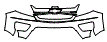 Grille and Bumper Kit pattern for the 2015 Chevrolet Colorado
