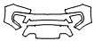 Bumper Kit pattern for the 2022 Chevrolet Colorado
