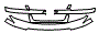 Grille and Bumper Kit pattern for the 2005 Chevrolet Colorado