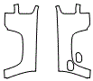 Rear Fender Kit pattern for the 2022 Chevrolet Colorado