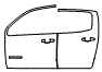 Door Kit pattern for the 2022 Chevrolet Colorado