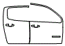 Door Kit pattern for the 2022 Chevrolet Colorado