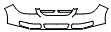 Grille and Bumper Kit pattern for the 2007 Chevrolet Cobalt