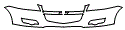 Bumper Kit pattern for the 2009 Chevrolet Traverse