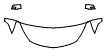 Hood, Fender and Mirror Kit pattern for the 2013 Chevrolet Traverse