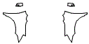 Full Fender and Mirror Kit pattern for the 2013 Chevrolet Traverse
