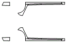 Rocker Panel Kit pattern for the 2016 Chevrolet Cruze Limited