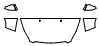 Hood, Fender and Mirror Kit pattern for the 2014 Chevrolet Spark