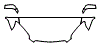 Hood, Fender and Mirror Kit pattern for the 2014 Chevrolet Trax
