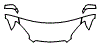 Hood, Fender and Mirror Kit pattern for the 2014 Chevrolet Trax