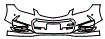 Bumper Kit pattern for the 2017 Chevrolet SS