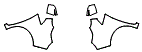 Full Fender and Mirror Kit pattern for the 2018 Chevrolet City Express