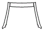 Roof and A-Pillar Kit pattern for the 2017 Chevrolet Bolt EV