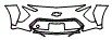 Bumper Kit pattern for the 2023 Chevrolet Bolt EV