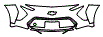 Bumper Kit pattern for the 2023 Chevrolet Bolt EV
