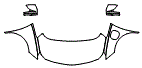 Full Hood, Fender and Mirror Kit pattern for the 2023 Chevrolet Bolt EV