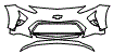 Bumper Kit pattern for the 2023 Chevrolet Bolt EUV