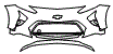 Bumper Kit pattern for the 2023 Chevrolet Bolt EUV