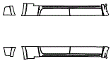 Rocker Panel Kit pattern for the 2013 Dodge Ram