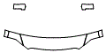 Hood, Fender and Mirror Kit pattern for the 2014 RAM 1500