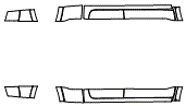 Rocker Panel Kit pattern for the 2019 RAM 1500