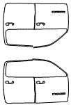 Door Kit pattern for the 2026 RAM 1500