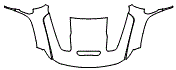 Full Hood and Fender Kit pattern for the 2024 RAM 1500 TRX