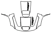 Full Hood and Fender Kit pattern for the 2024 RAM 1500 TRX