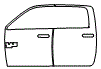 Door Kit pattern for the 2024 RAM 1500 Classic