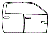 Door Kit pattern for the 2024 RAM 1500 Classic
