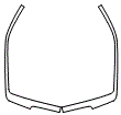 A-Pillar Kit pattern for the 2021 RAM 1500 Classic