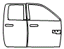 Door Kit pattern for the 2021 RAM 1500 Classic