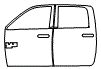 Door Kit pattern for the 2021 RAM 1500 Classic