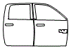 Door Kit pattern for the 2021 RAM 1500 Classic