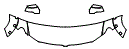 Hood, Fender and Mirror Kit pattern for the 2019 RAM 1500