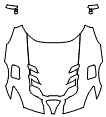 Full Hood and Mirror Kit pattern for the 2016 SRT Viper