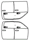 Door Kit pattern for the 2026 RAM 2500