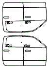 Door Kit pattern for the 2026 RAM 2500