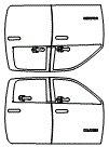 Door Kit pattern for the 2026 RAM 2500