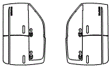 Door Kit pattern for the 2026 RAM 2500