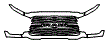 Grille Kit pattern for the 2019 RAM 2500